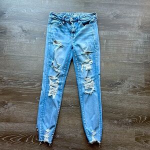 American Eagle Hi Rise Jeggings Size 4 Short